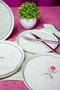 Hermia Ebrusu 21 Juego de 6 Platos de Postre Multicolor de 21 cm